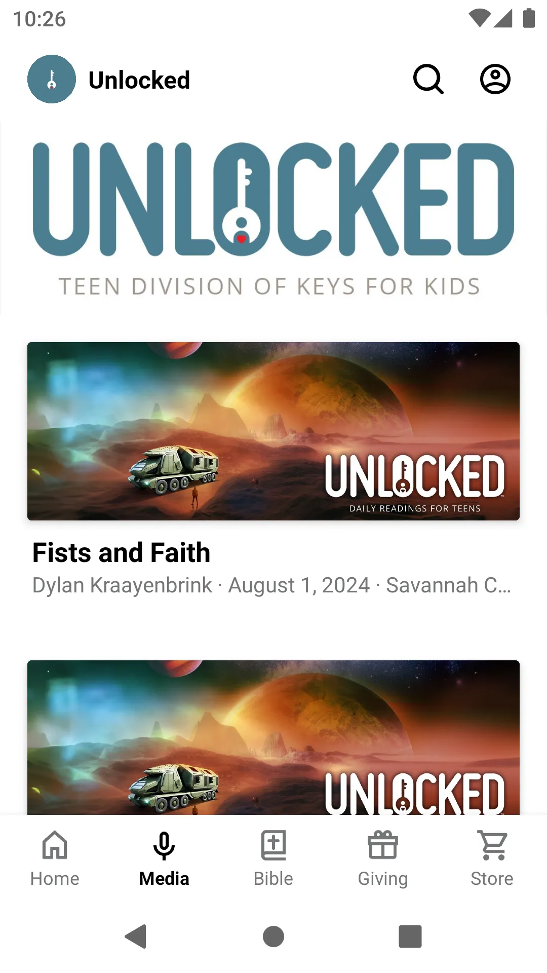 Unlocked - Teen Devotional | Indus Appstore | Screenshot