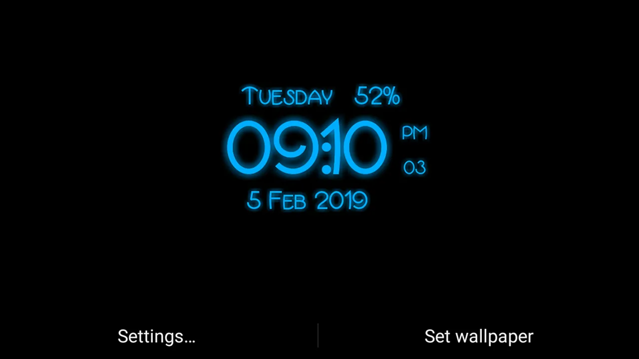 Digital Clock | Indus Appstore | Screenshot