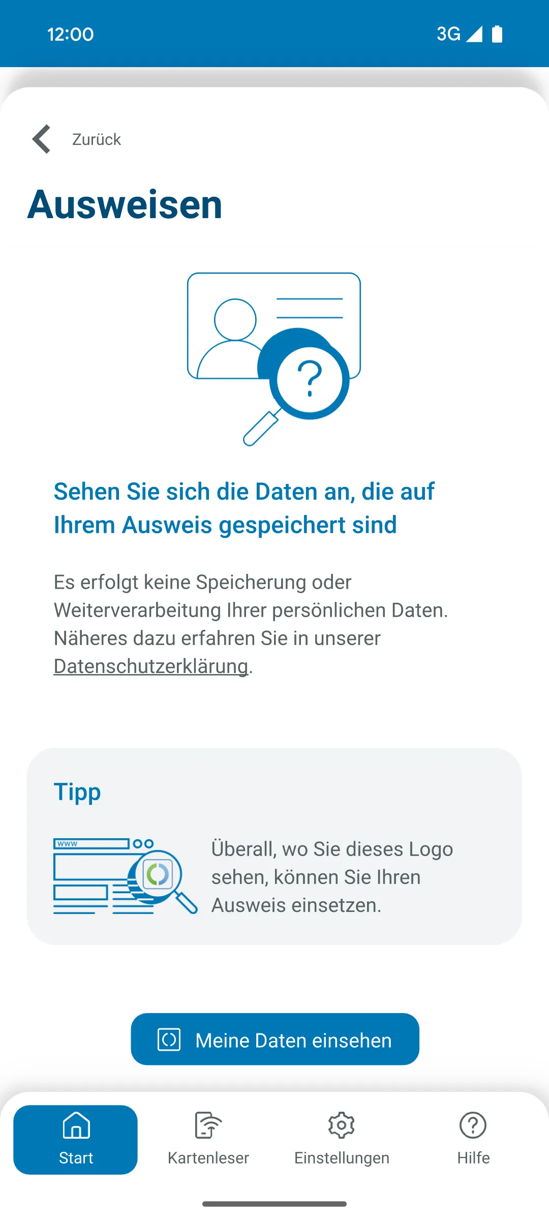 AusweisApp Bund | Indus Appstore | Screenshot