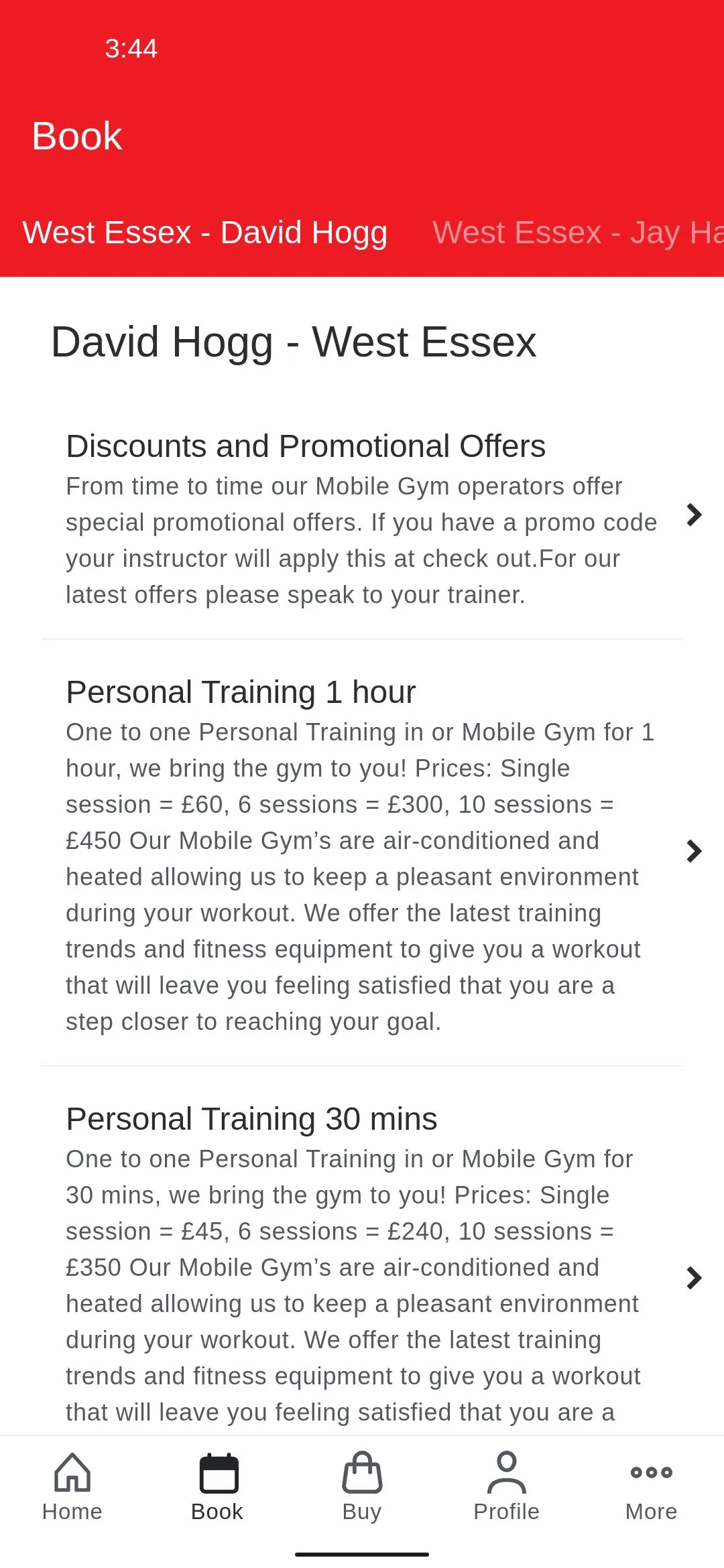 Mobile Gym Fitness | Indus Appstore | Screenshot