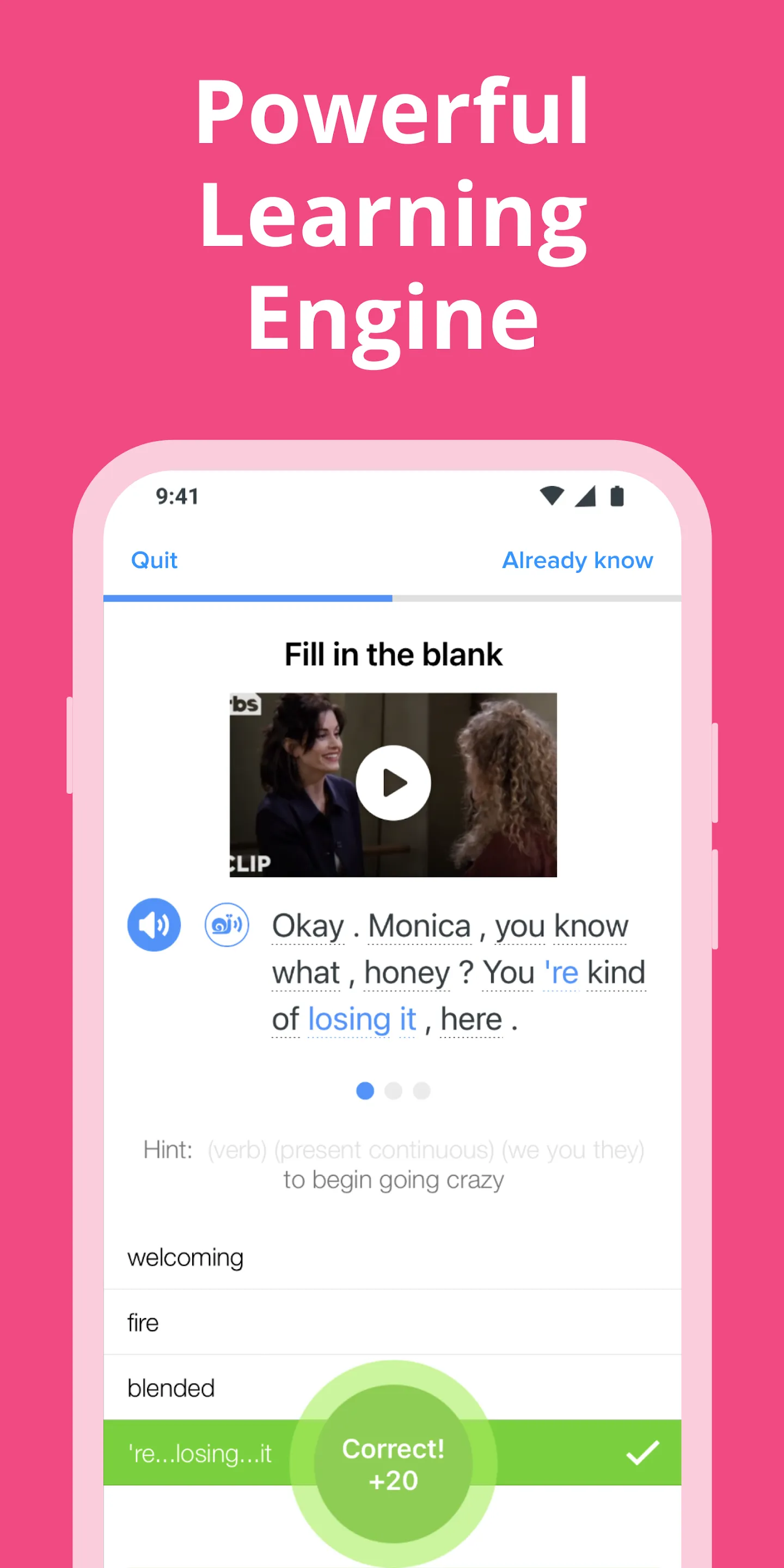 FluentU: Learn Language videos | Indus Appstore | Screenshot