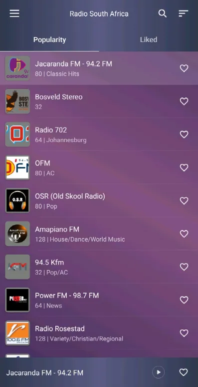 Radio South Africa - Radio FM | Indus Appstore | Screenshot