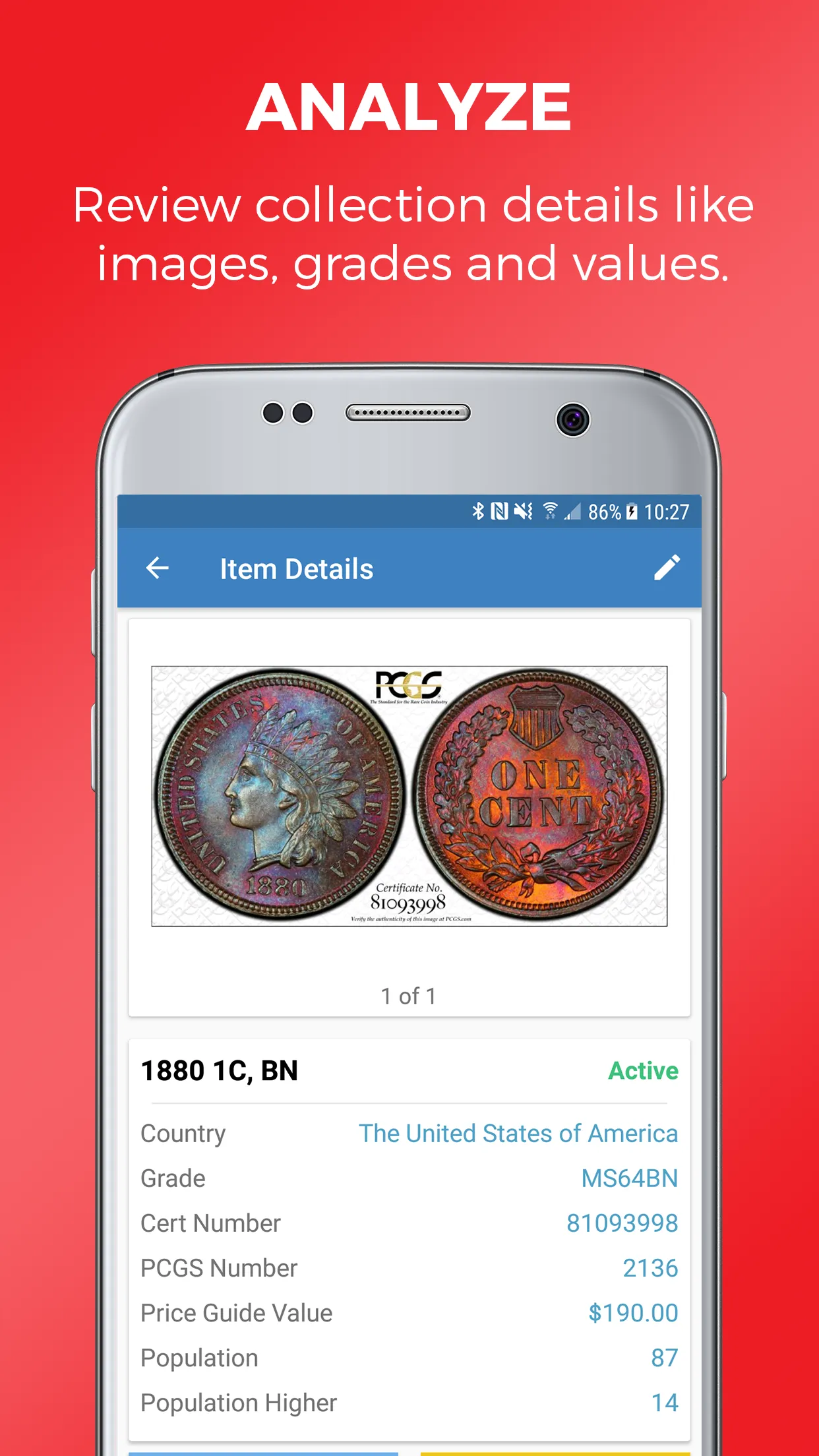 PCGS Set Registry | Indus Appstore | Screenshot