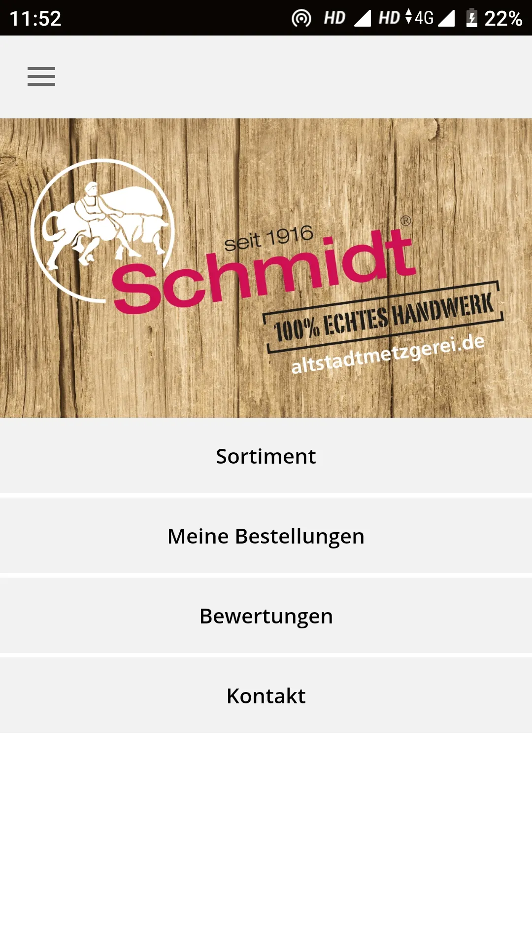 Altstadtmetzgerei Schmidt | Indus Appstore | Screenshot