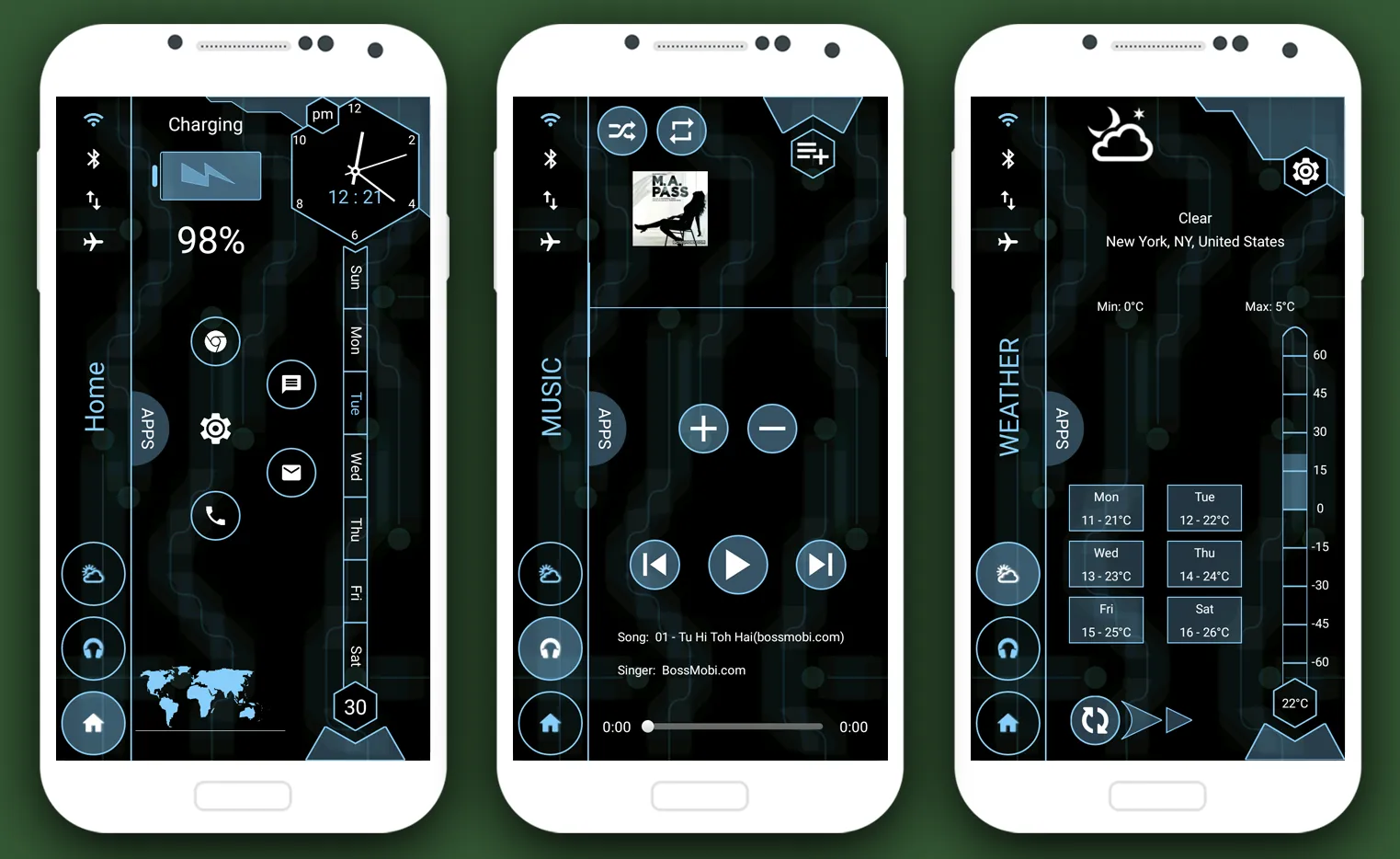 Strip Hi-tech Launcher | Indus Appstore | Screenshot