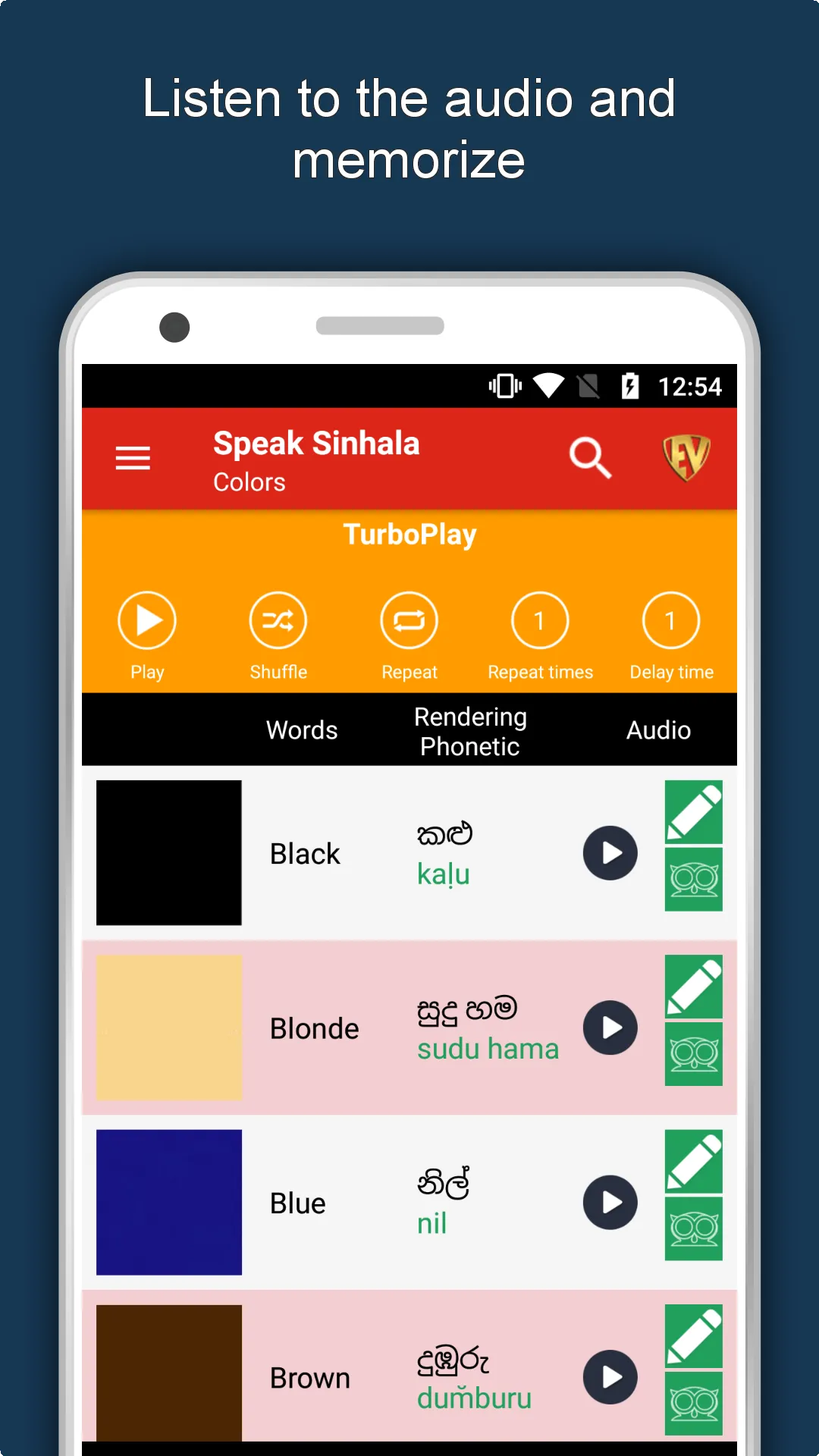 Speak Sinhala : Learn Sinhala  | Indus Appstore | Screenshot