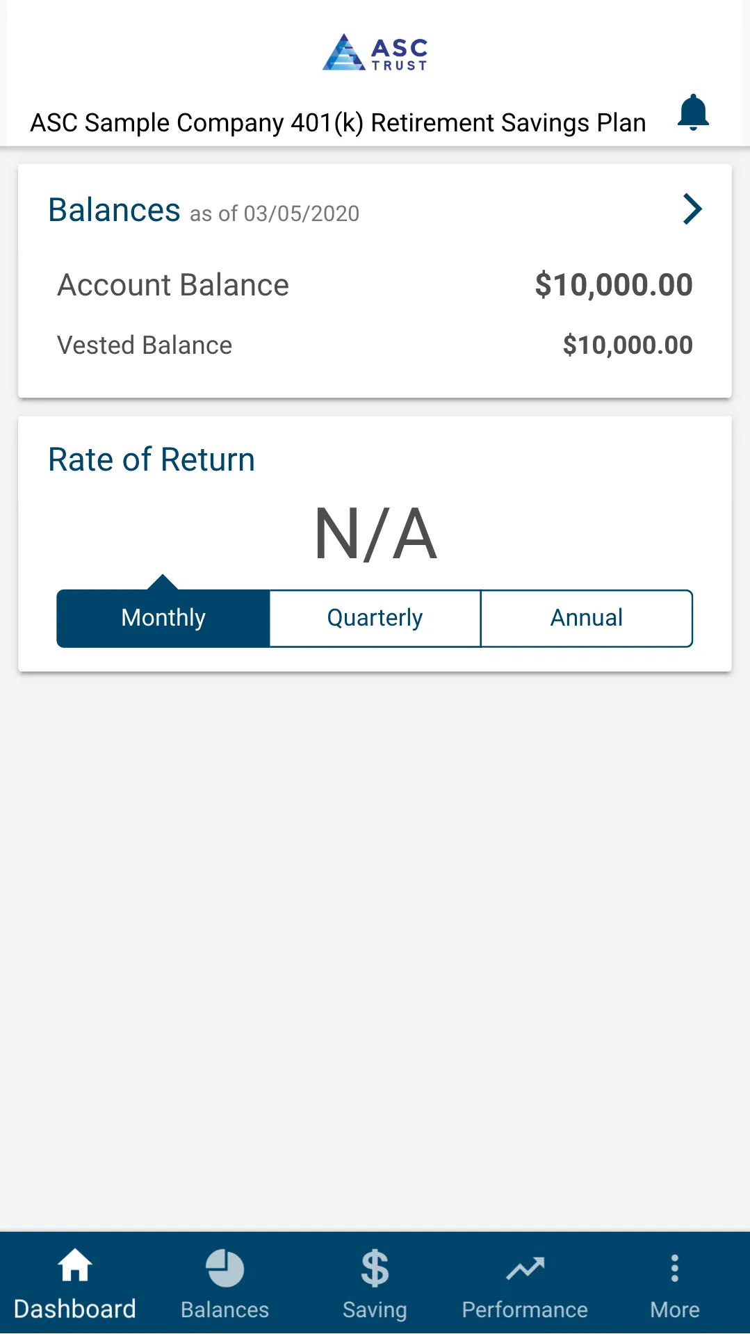 ASC Trust - Retirement Plan | Indus Appstore | Screenshot