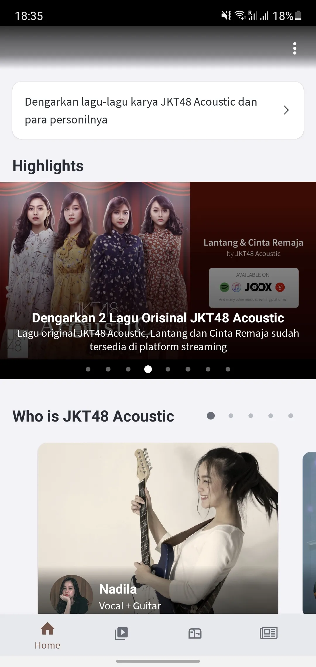 JKT48 Acoustic Fan App | Indus Appstore | Screenshot