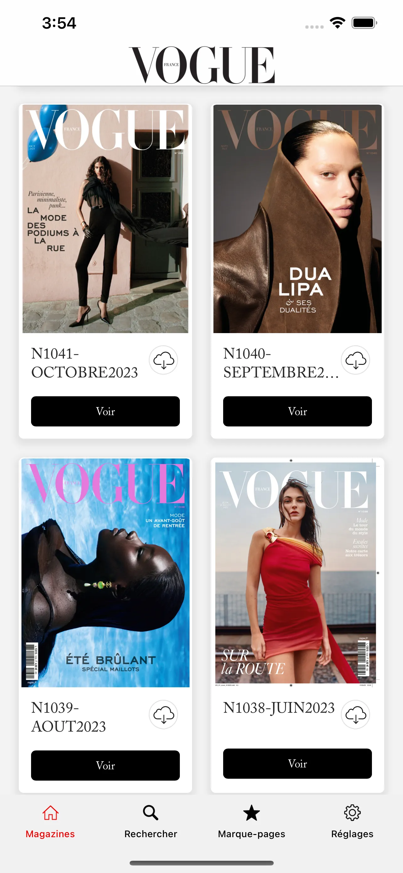 Vogue France Magazine | Indus Appstore | Screenshot