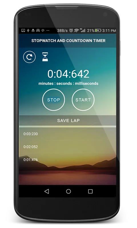 Stopwatch and Countdown Timer | Indus Appstore | Screenshot