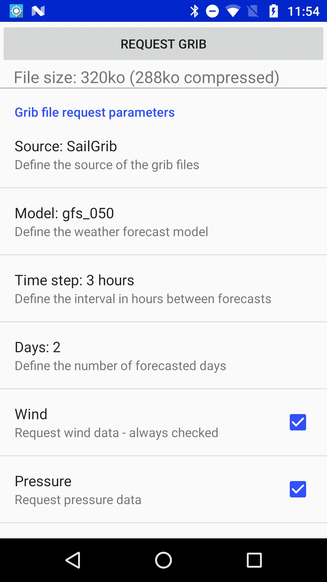 Marine Weather | SailGrib | Indus Appstore | Screenshot