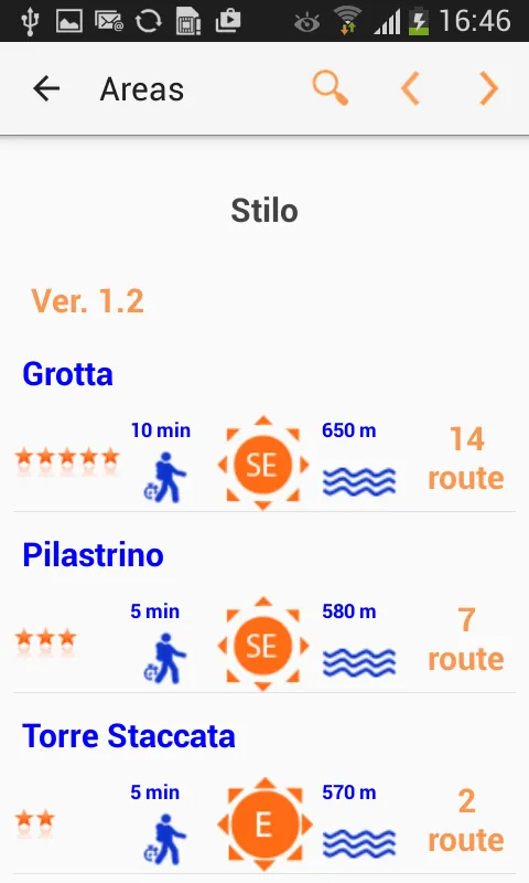 ClimbAdvisor Climbing in Italy | Indus Appstore | Screenshot