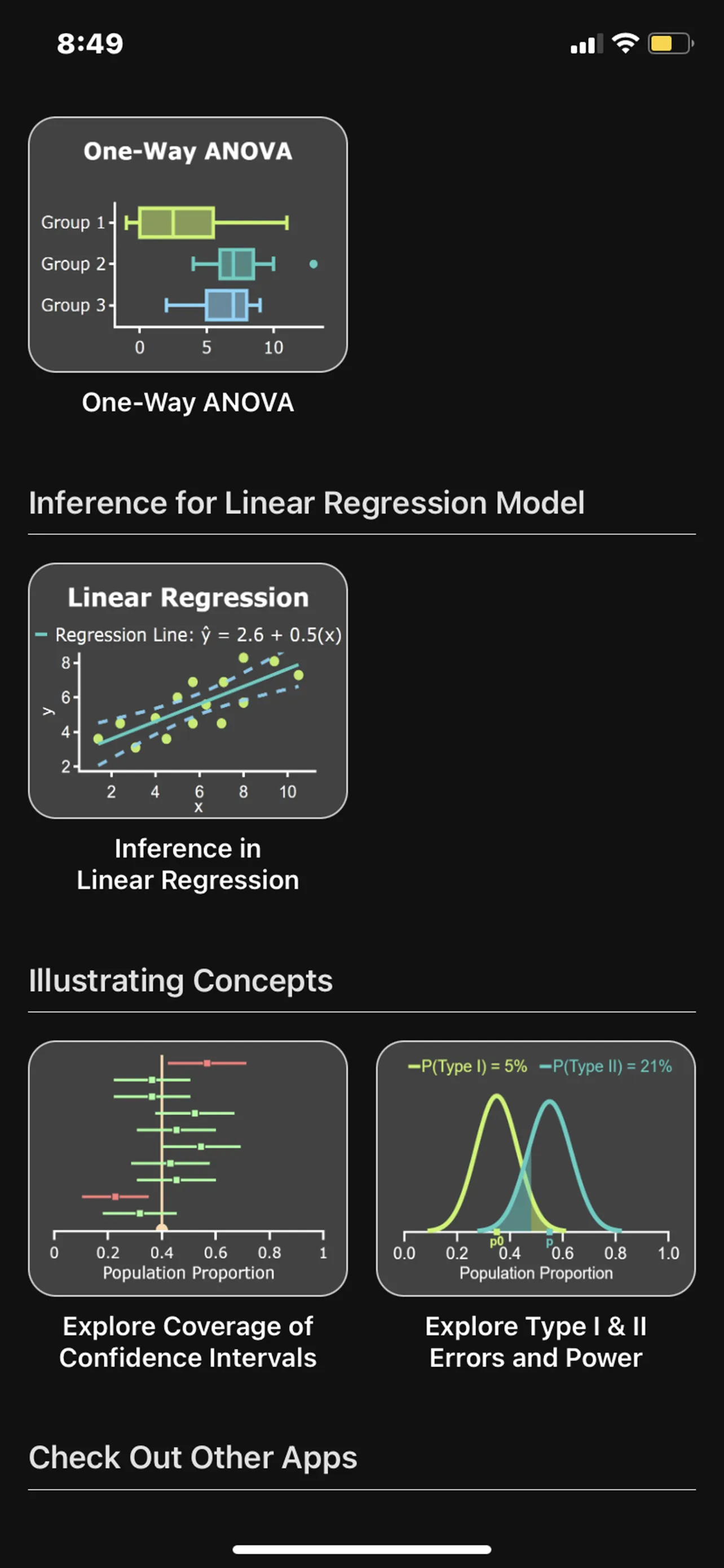 Art of Stat: Inference | Indus Appstore | Screenshot