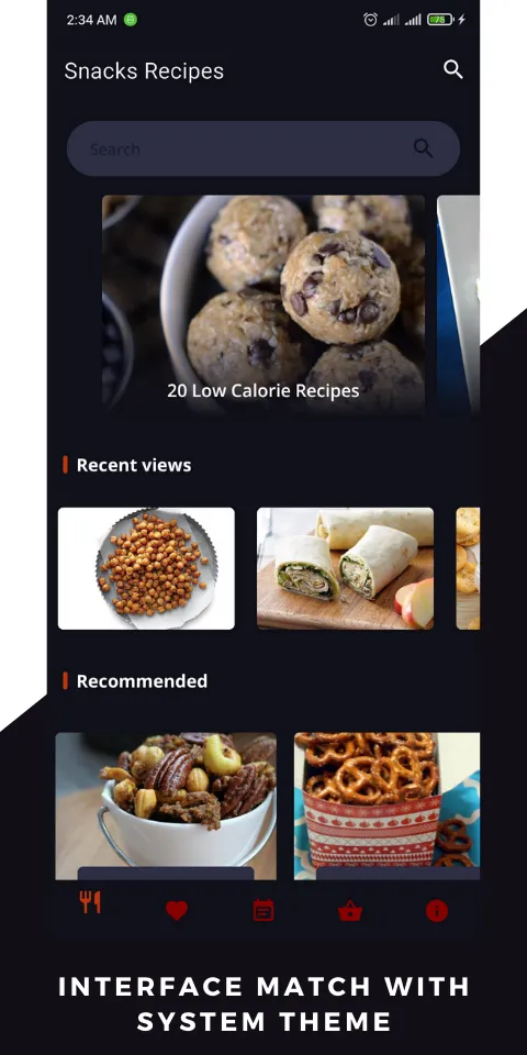 Healthy Snacks Recipes Offline | Indus Appstore | Screenshot