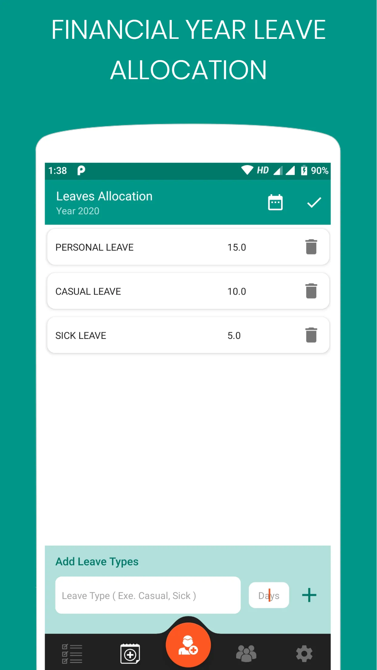 Leave Application | Indus Appstore | Screenshot