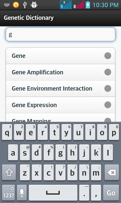 Genetics Dictionary | Indus Appstore | Screenshot