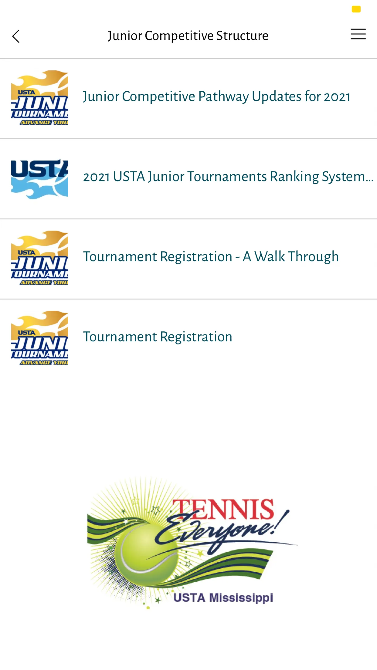 USTA Mississippi | Indus Appstore | Screenshot