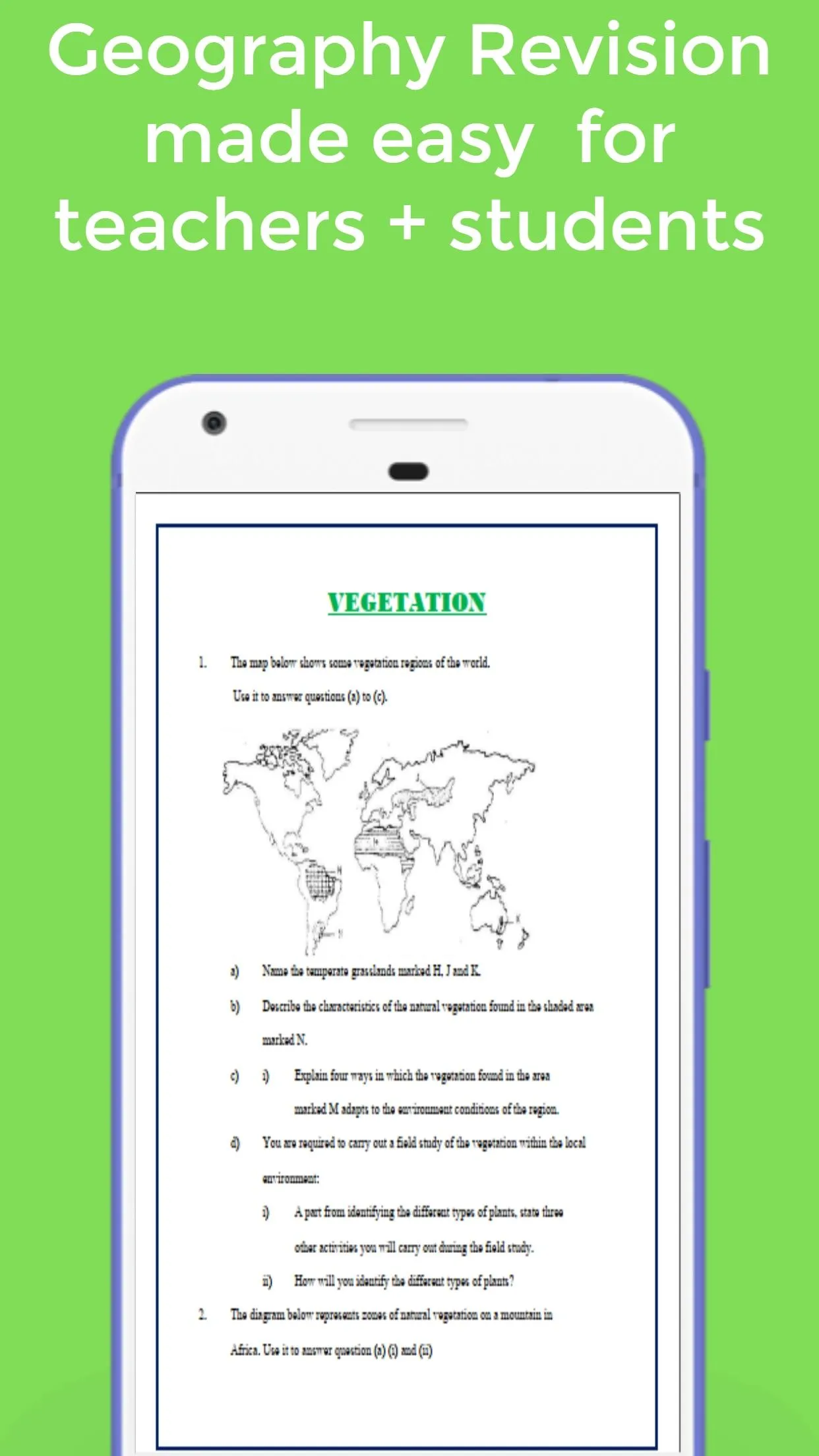 Geography Topical Questions +A | Indus Appstore | Screenshot