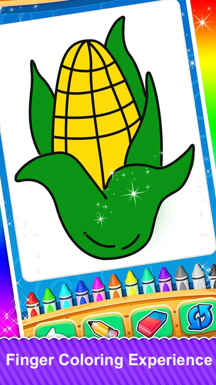 Fruits and Vegetable Coloring | Indus Appstore | Screenshot