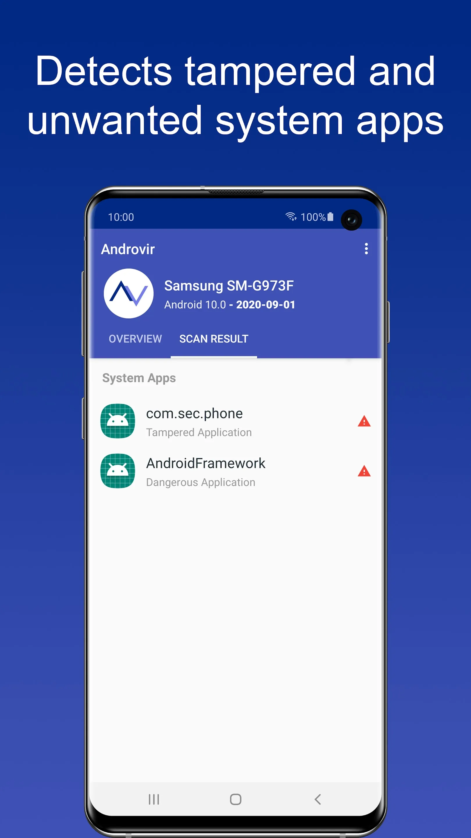 Androvir - Android Security | Indus Appstore | Screenshot