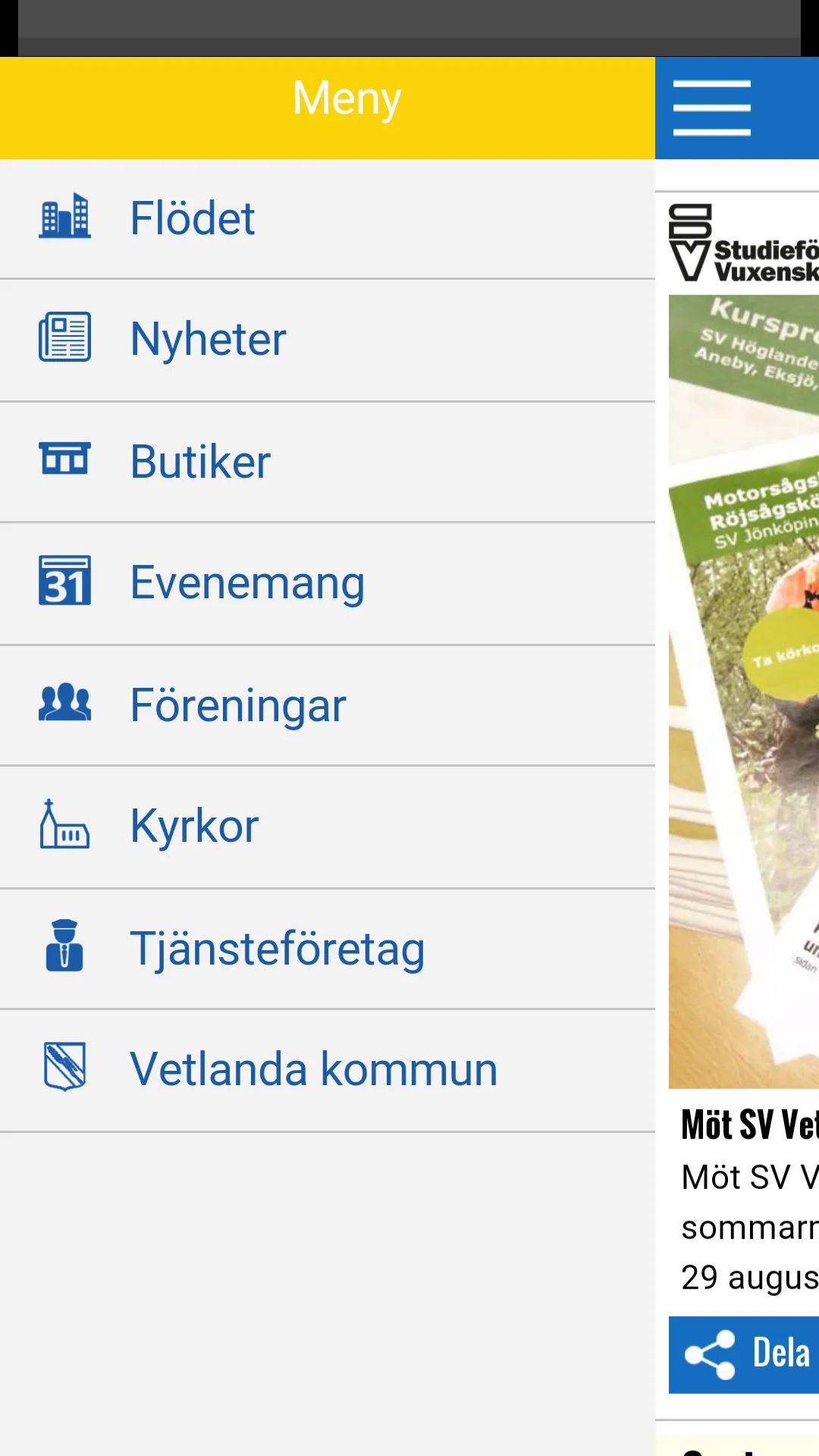 VetlandaAppen | Indus Appstore | Screenshot