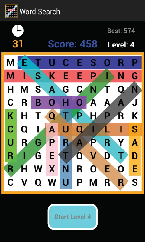 Word Search Crossword | Indus Appstore | Screenshot