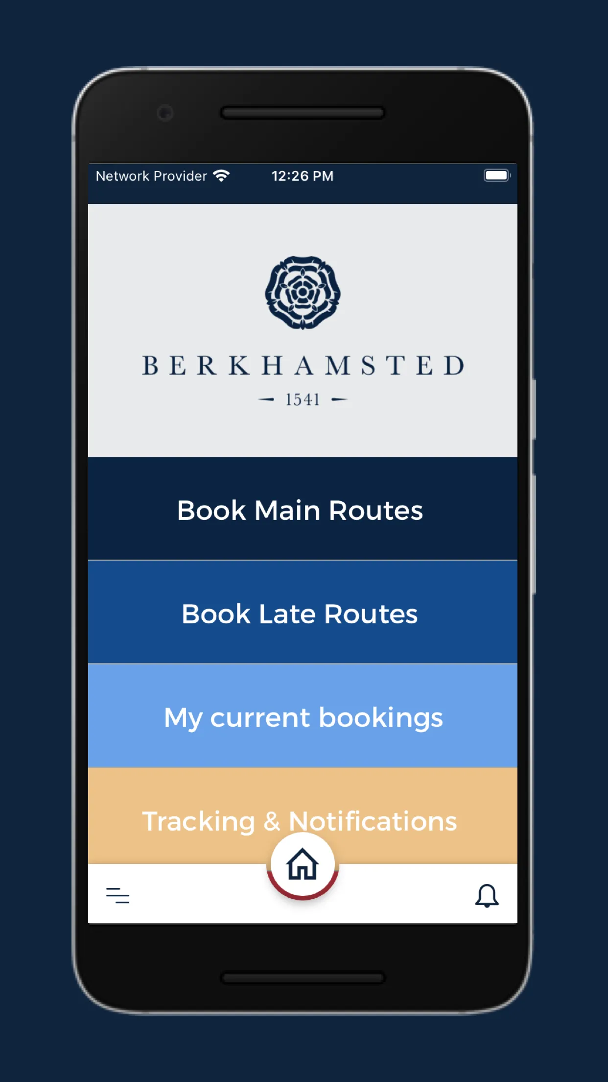 Berkhamsted School Transport | Indus Appstore | Screenshot