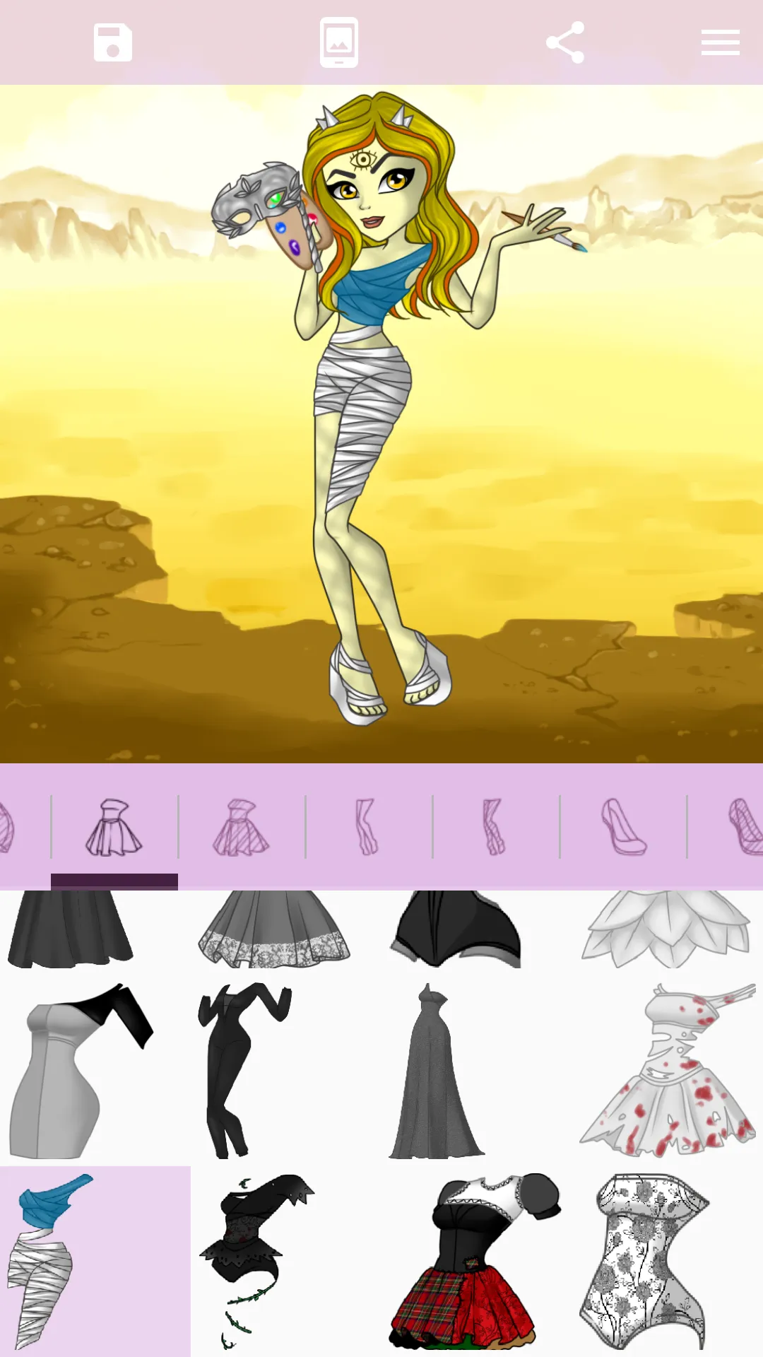 Avatar Maker: Monster Girls | Indus Appstore | Screenshot