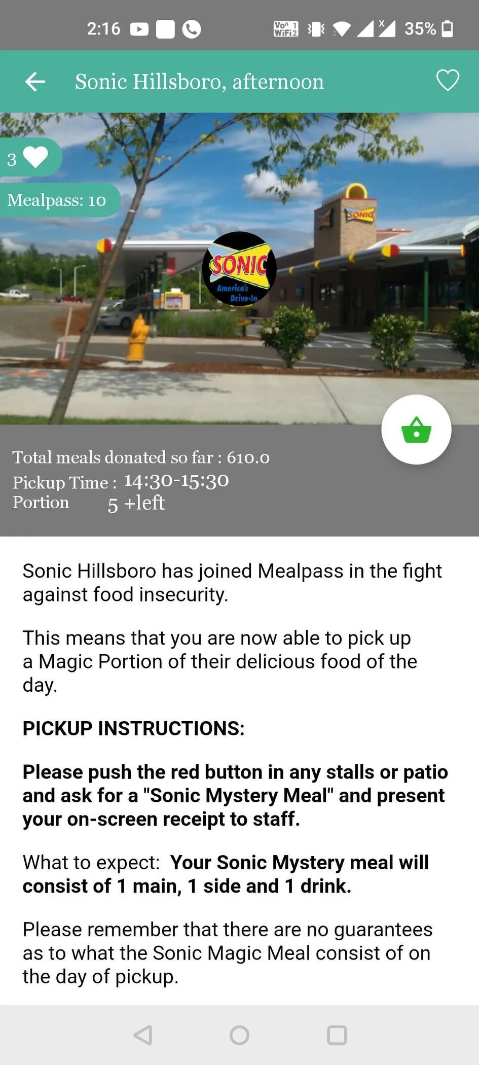 Mealpass | Indus Appstore | Screenshot