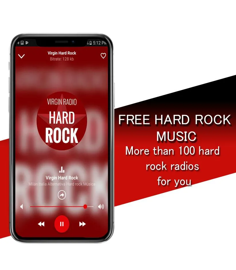 Hard Rock Music app | Indus Appstore | Screenshot