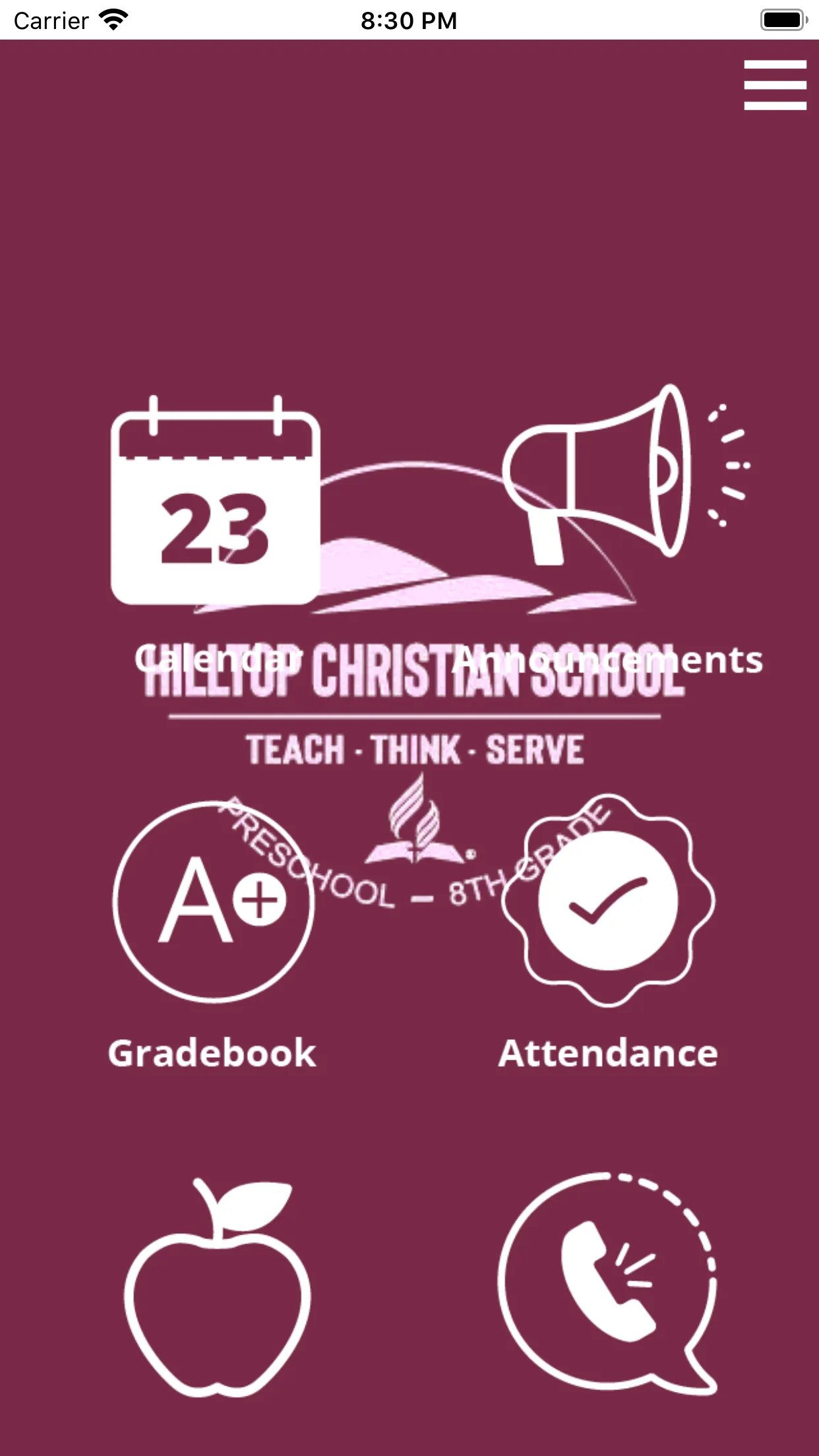 Hilltop Christian School | Indus Appstore | Screenshot