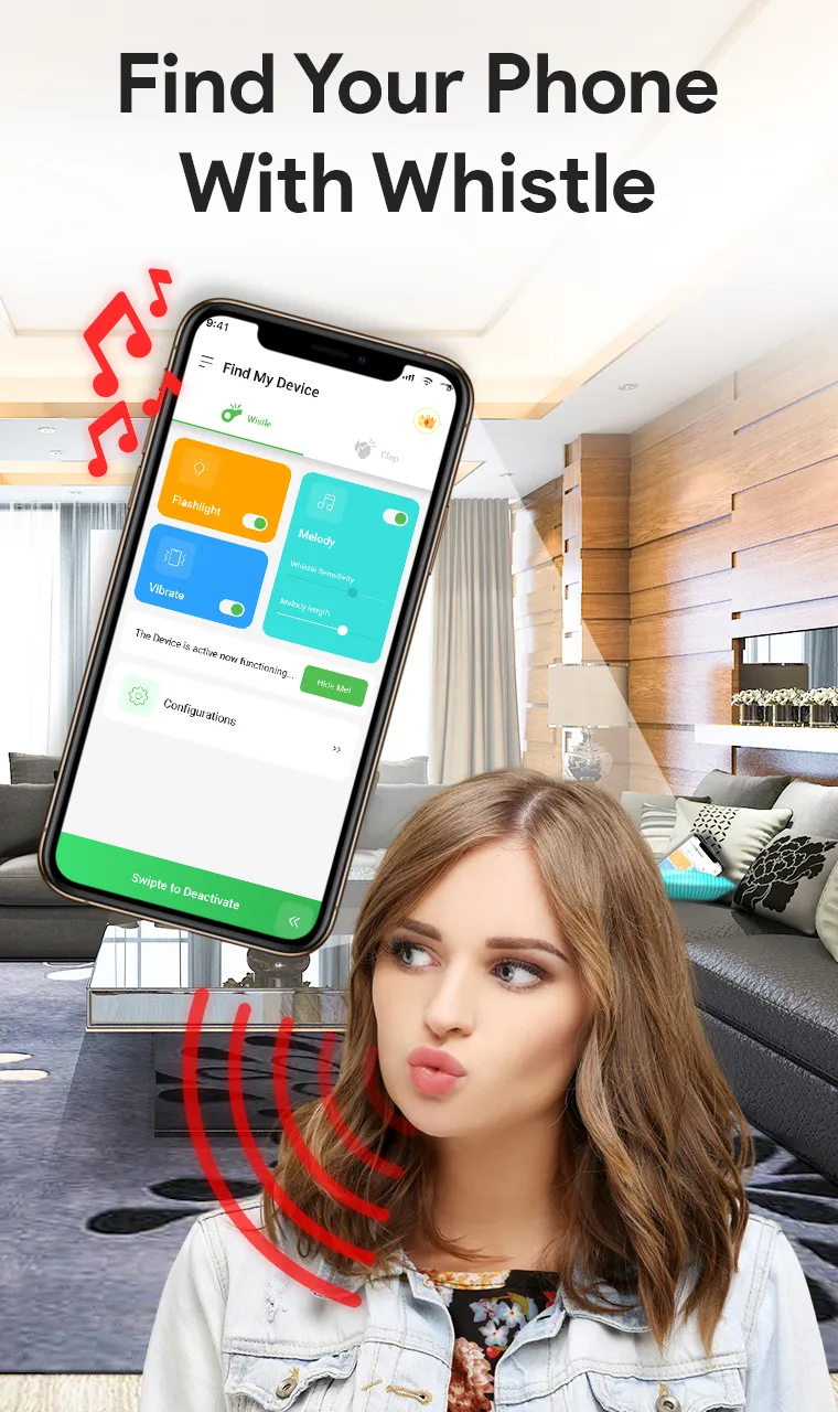 Find my phone by Whistle, Clap | Indus Appstore | Screenshot