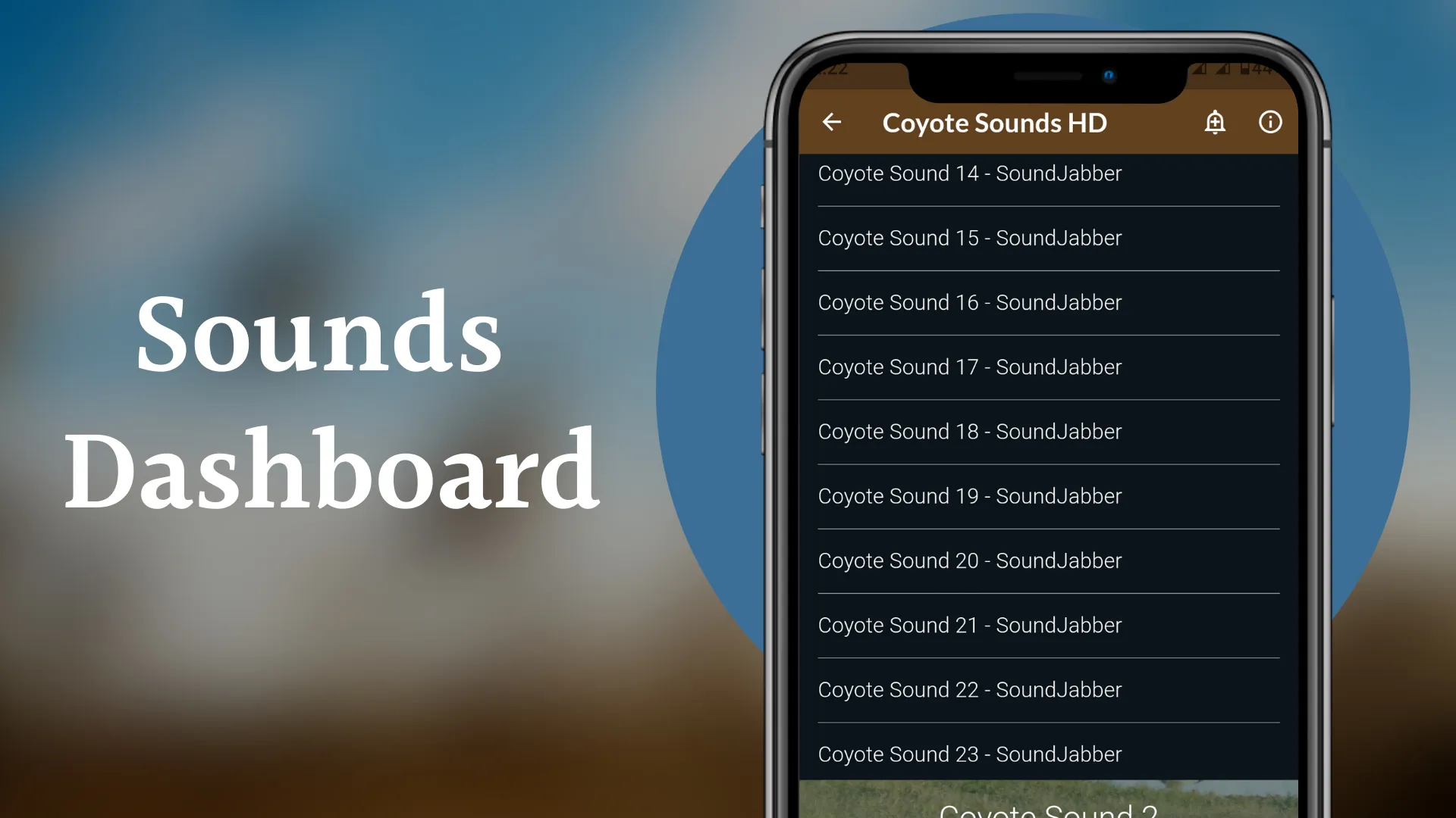 Coyote Sounds & Calls | Indus Appstore | Screenshot