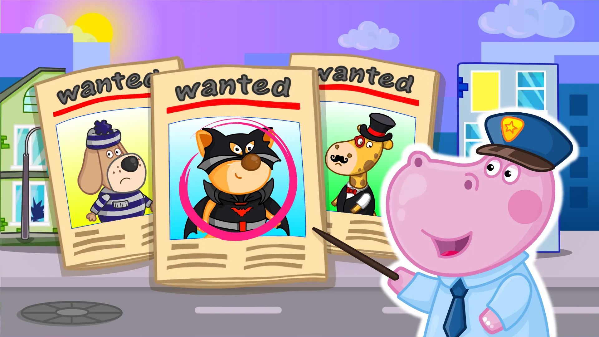 Detective Hippo: Police game | Indus Appstore | Screenshot