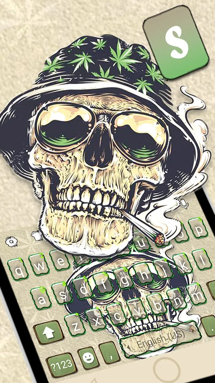 Joint Smoke Skull Warrior Keyb | Indus Appstore | Screenshot