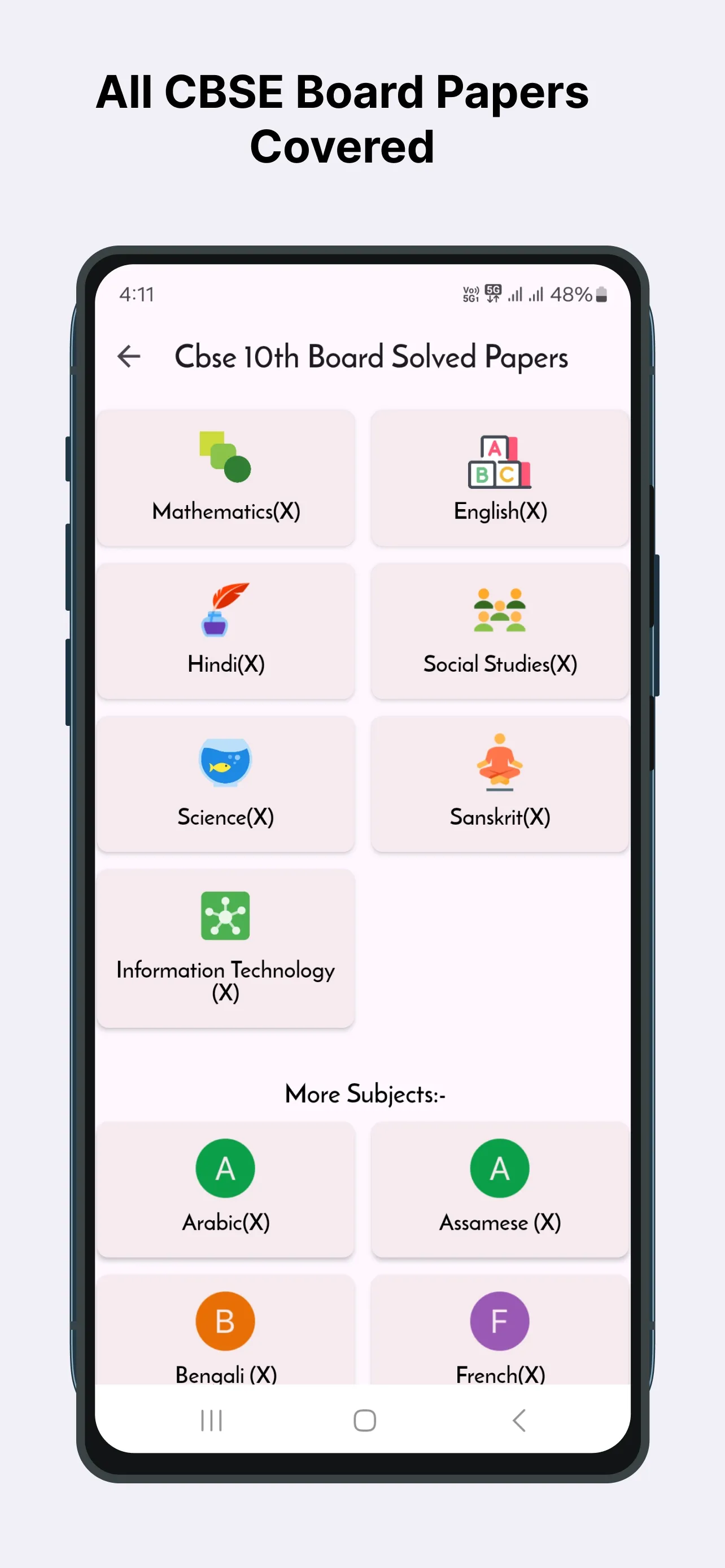 Class 10 CBSE Papers | Indus Appstore | Screenshot