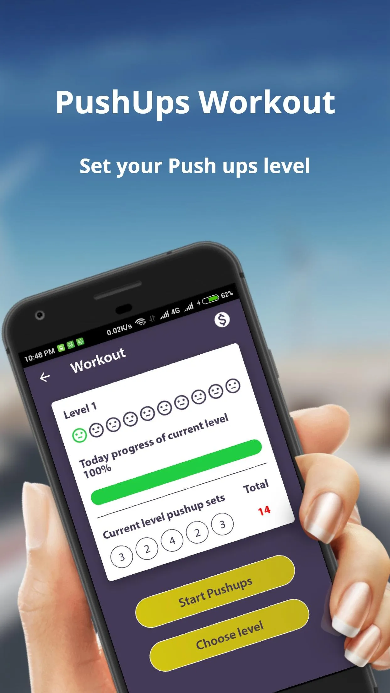 Push Ups Workout | Indus Appstore | Screenshot