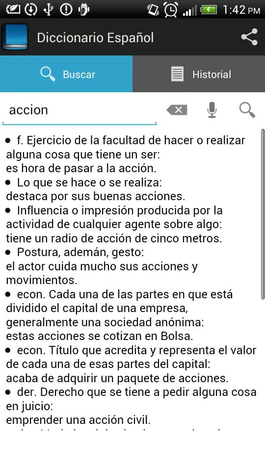 Spanish dictionary | Indus Appstore | Screenshot