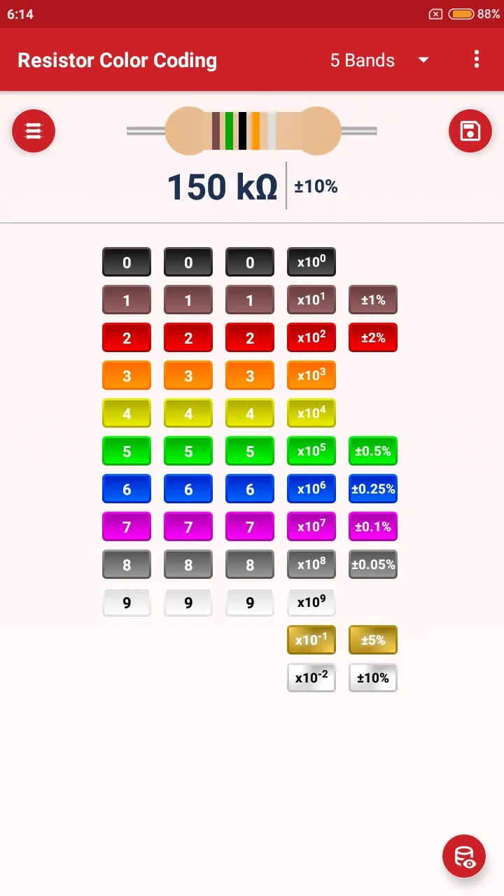 Resistor Color Coding | Indus Appstore | Screenshot