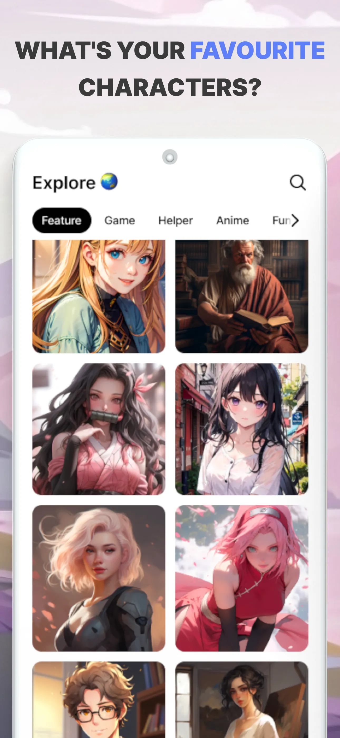 CharClub: AI Character Chat | Indus Appstore | Screenshot