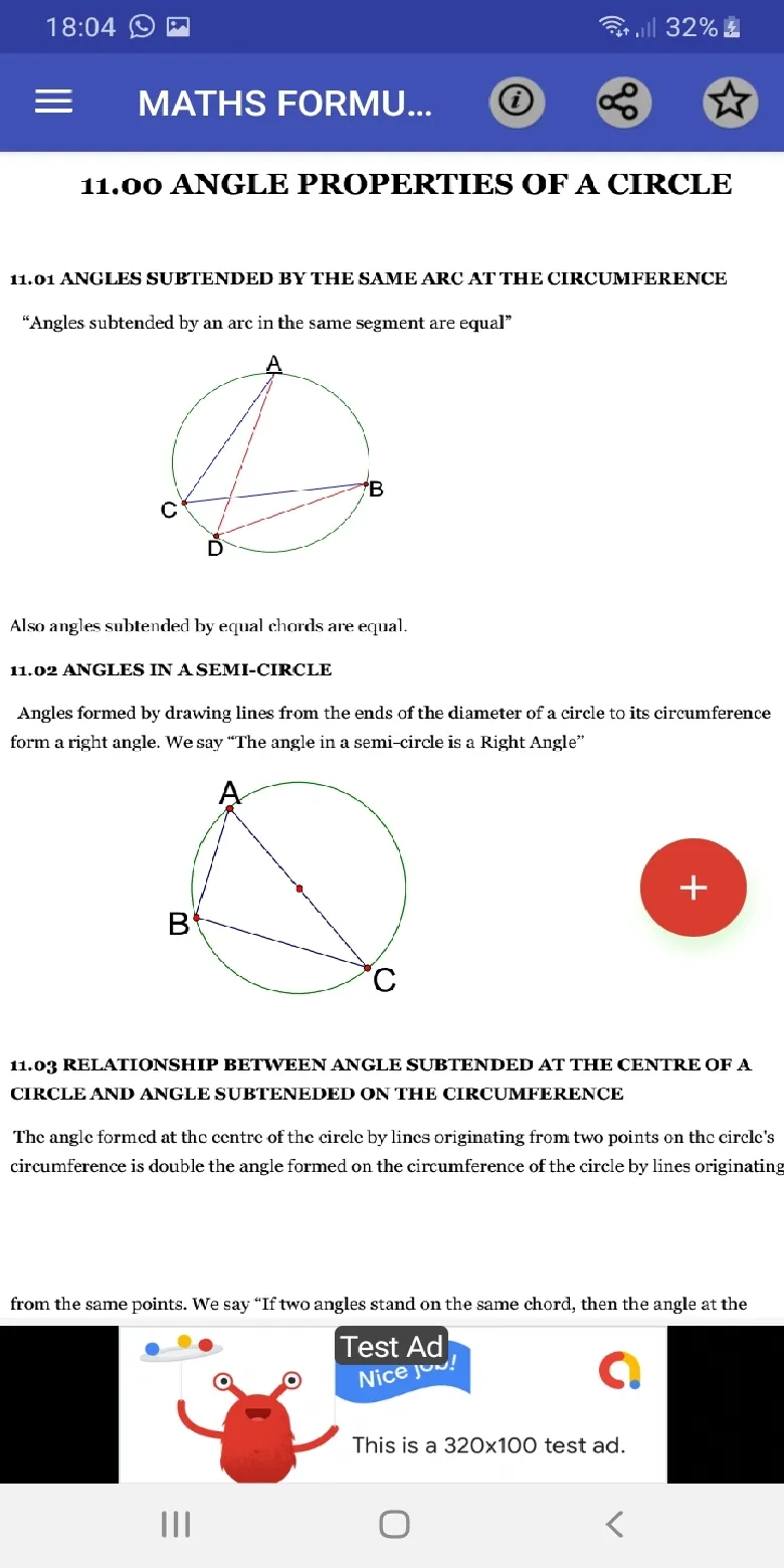 Mathematics formula: f1 - f4 | Indus Appstore | Screenshot