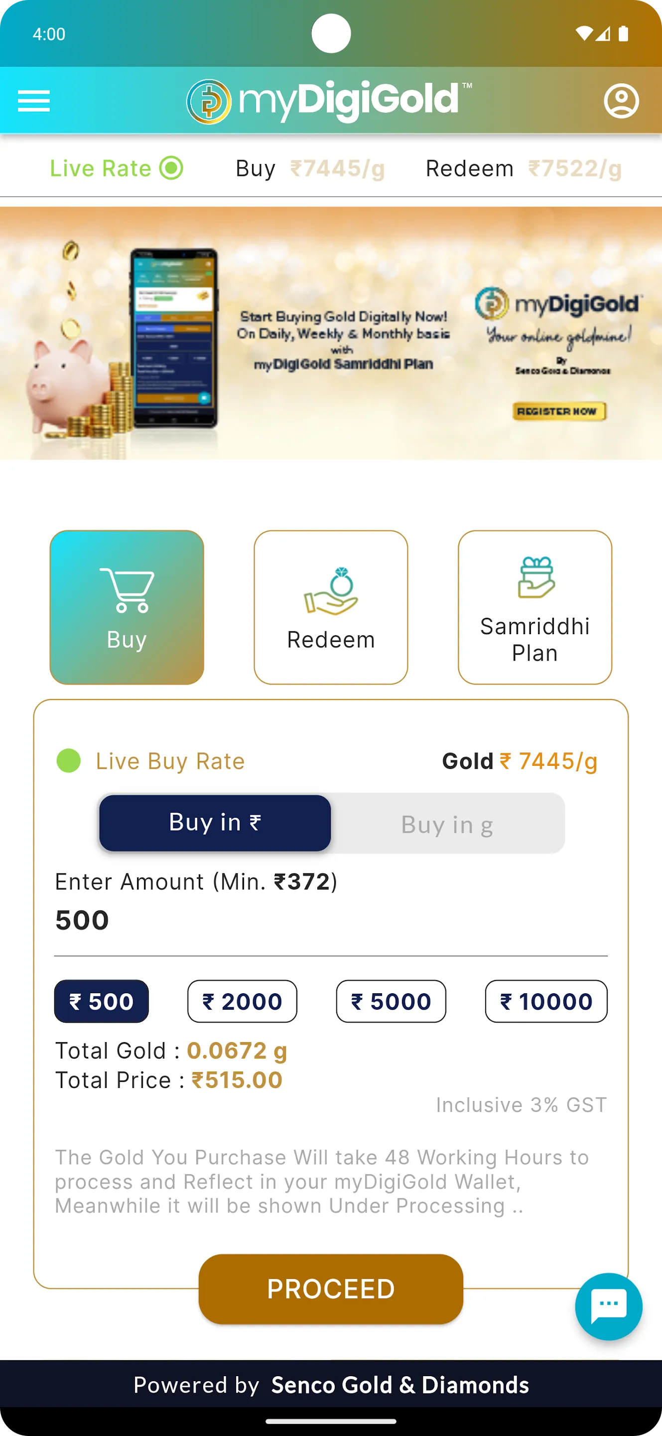 mydigigold | Indus Appstore | Screenshot