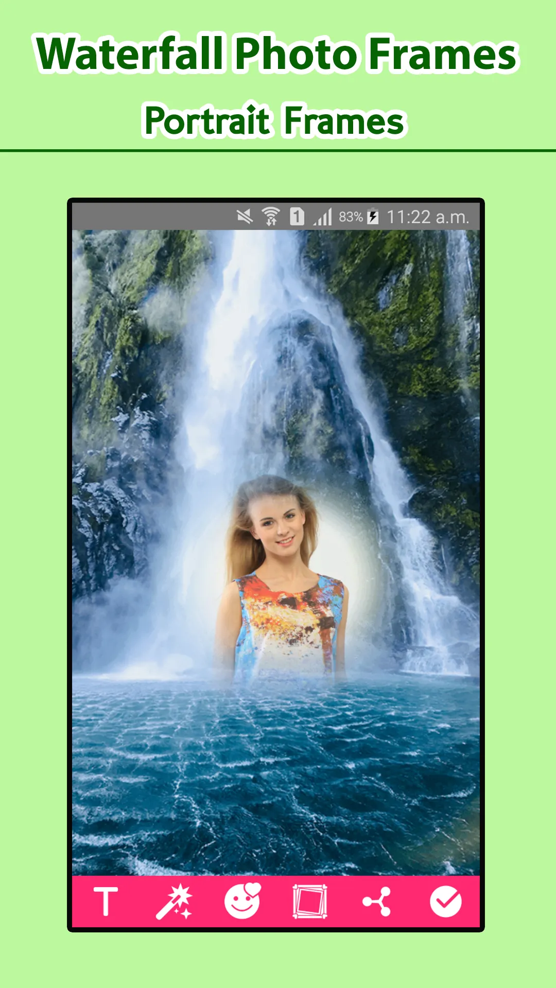 Waterfall Frames | Indus Appstore | Screenshot