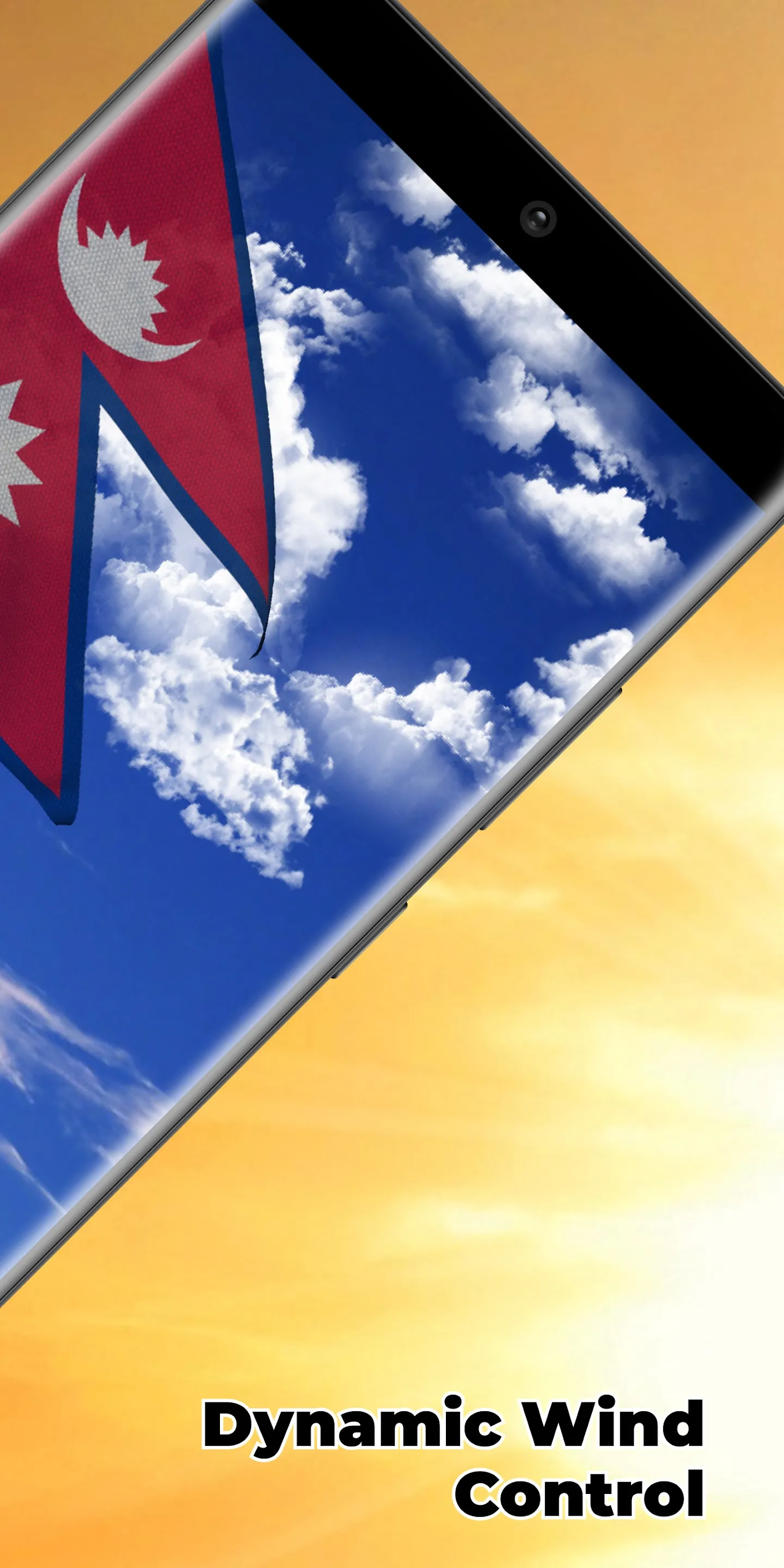 Nepal Flag Live Wallpaper | Indus Appstore | Screenshot