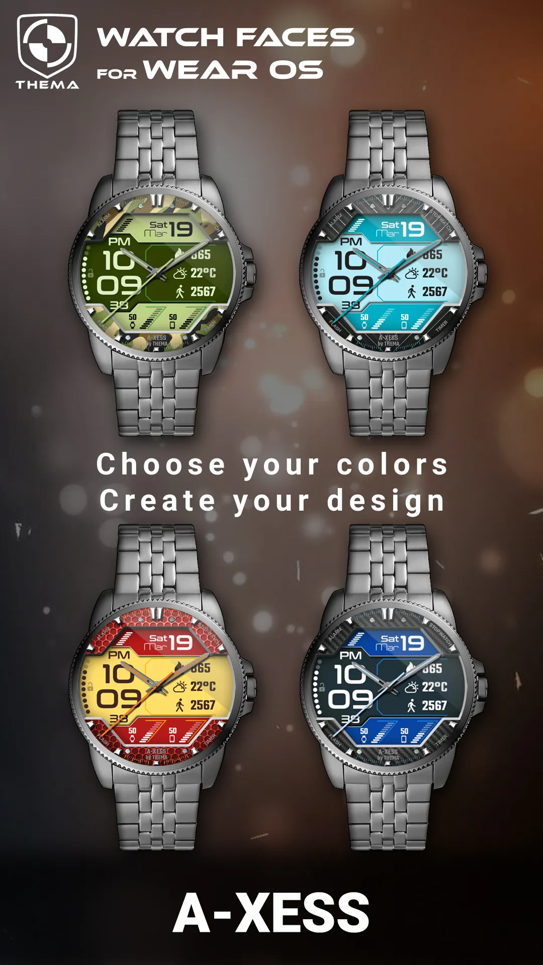 A-Xess Watch Face | Indus Appstore | Screenshot