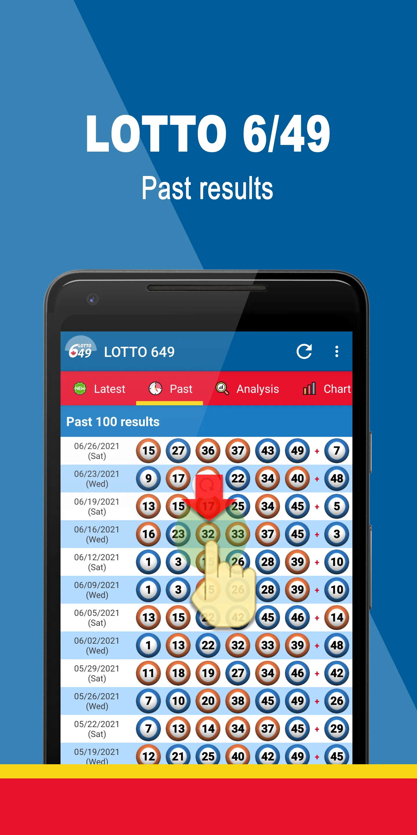 LOTTO 6/49 | Indus Appstore | Screenshot