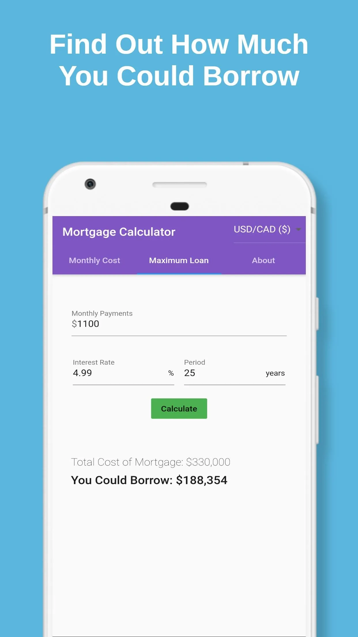 Mortgage Repayment Calculator | Indus Appstore | Screenshot