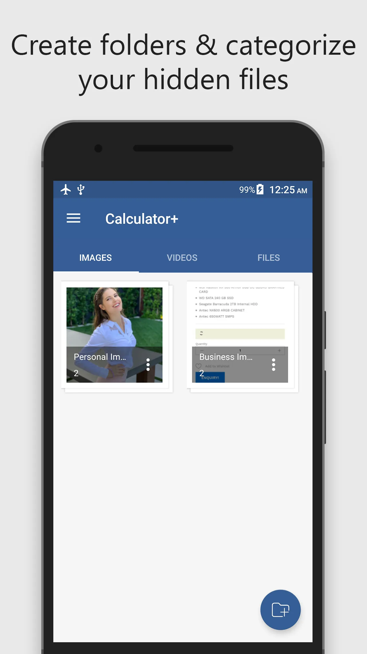 Calculator Vault - hide images | Indus Appstore | Screenshot