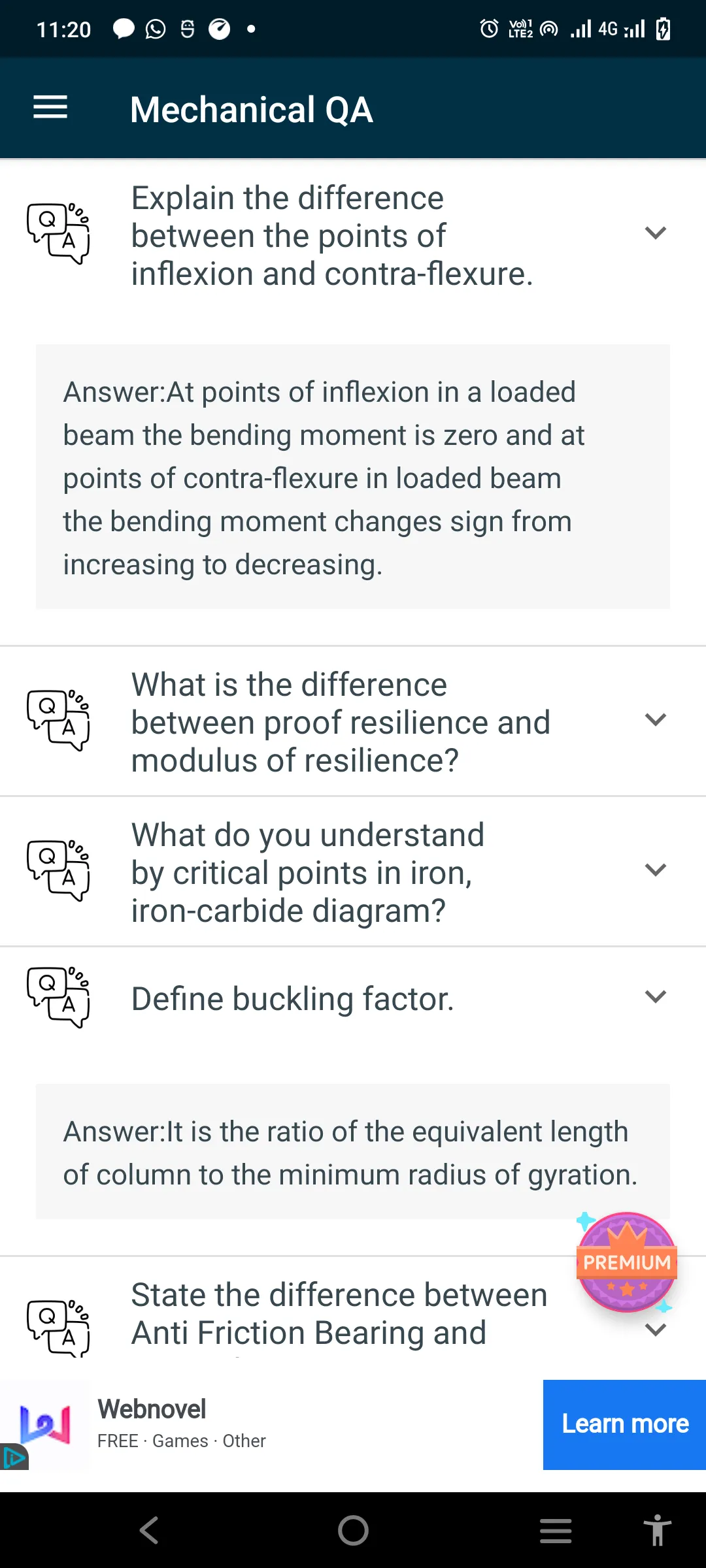 Mechanical Engineering Q/A | Indus Appstore | Screenshot