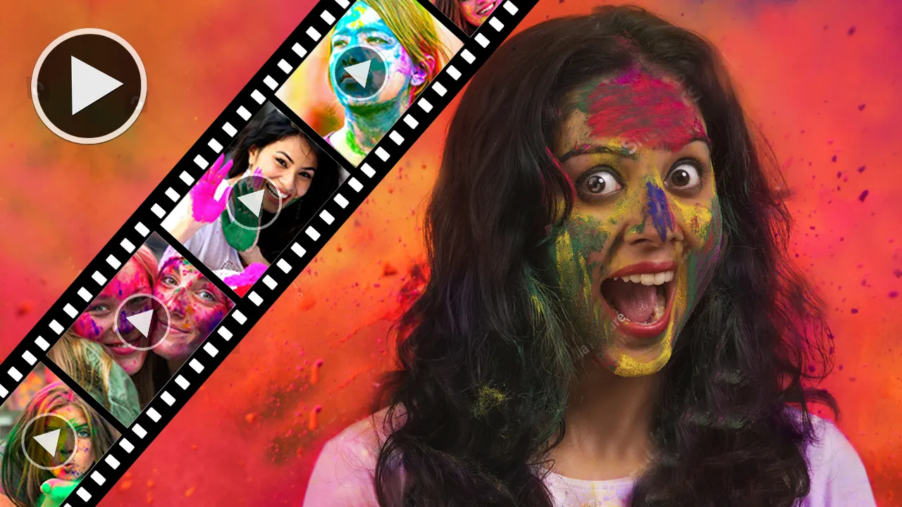 Happy Holi Video Maker | Indus Appstore | Screenshot